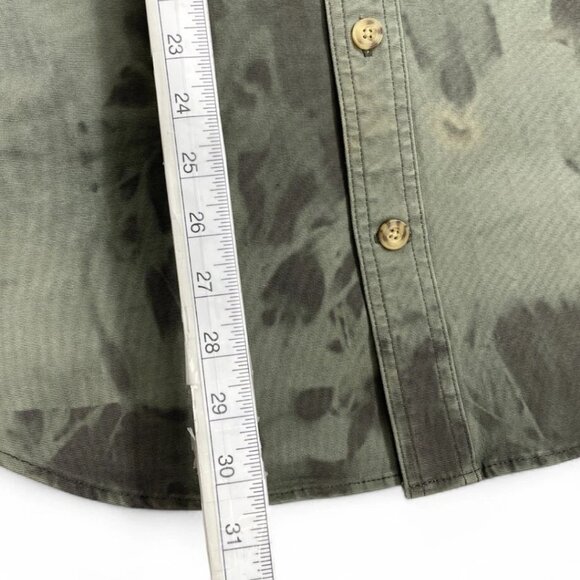 Duluth Trading Denim Camouflage Jacket Green Camo Military Army Field Men's M - Picture 6 of 8